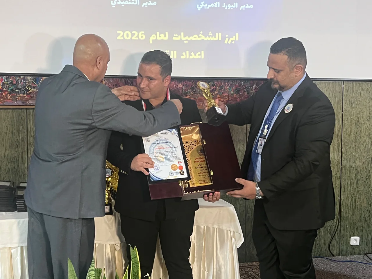 تكريم رجل الأعمال بن وارث سعيد كأبرز شخصيات 2026